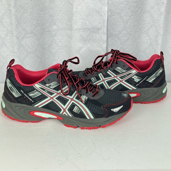 ASICS Women’s Gel-Venture | Color: Carbon/Diva Pink/ Bay | - Picture 7 of 11